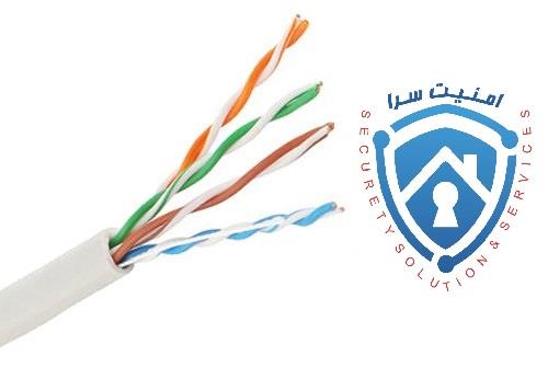 کابل تلفن 4 زوج 06 فویلدار هوایی رویان یک حلقه 100 متری